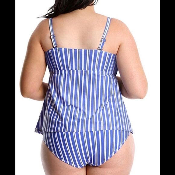 Stripe tankini top. NWT - Picture 7 of 8